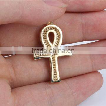 2016 Hip Hop 925 Silver Zircon Men Pendant Wholesale Cross Pendant