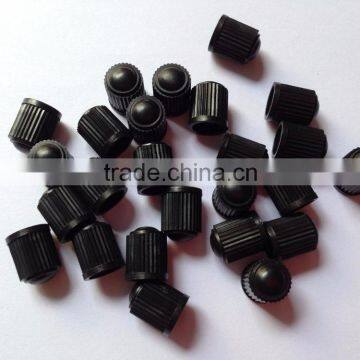 Universal Valve Caps for Bicycle with Schrader Valves Black Plastic