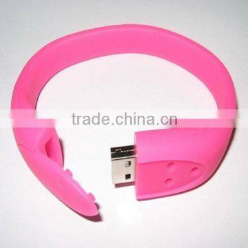 1gb usb bracelet/bracelet bulk 1gb usb flash drives/silicon usb bracelet,free samples