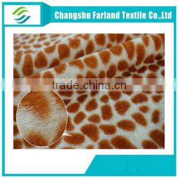 minky printed fabric velboa fabric manufacturer