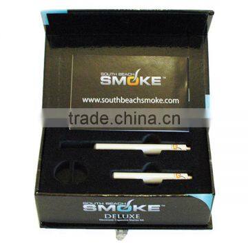 Custom design printed magnetic close gift box for E cigarette