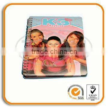 metal cover spiral notebook for school boys & girls