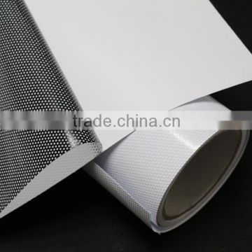 180mic inkjet printing one way vision sticker film glossy perforated vinyl glass sticker one way vision