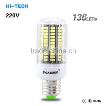 2015 NEW SMD5733 E27 Lampada LED Lamp E14 Ampoule LED Bulb 220V 10W 136LED Luz Bombillas LED Light Bulb Spot Lamparas Spot Light