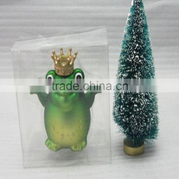 hand blown glass christmas ornaments fog glass hanging animal