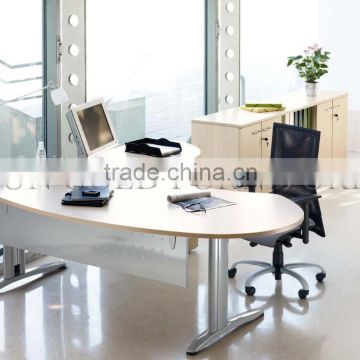 Modern Small Office Table Set Curved Office Desk for Manager(SZ-OD363)