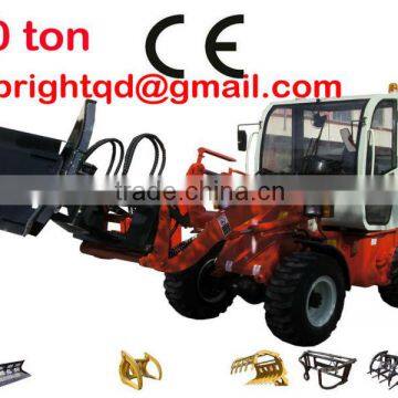 mini wheel loader with Yanmar engine,Wider tyre:12-16.5 and ROPS