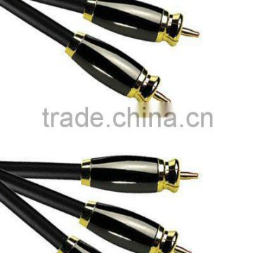 High quality RCA cable,3RCA-3RCA Audio cable