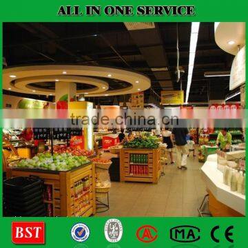 Useful Multideck MDF and Metal Supermarket Vegetable Displays for sale