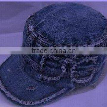 men's denim hat / washed cap / denim cap
