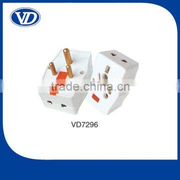 3 Round Pin Electrical Plug Adapter