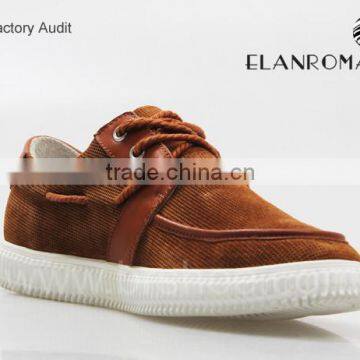 Suede Casual Mens Flat Rubber Sole Shoes photo-2