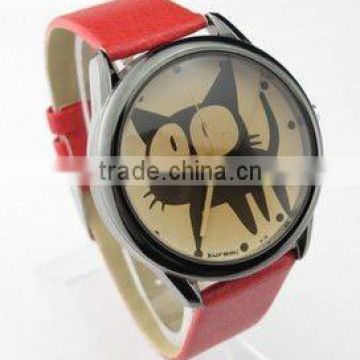 Cut cat Wholesale latest cheap fashion kids cartoon watches