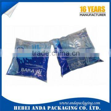 LDPE Mineral water plastic wrapper roll film/milk white PE beverage plastic bag roll