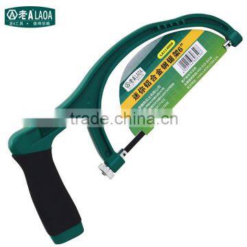 LAOA Hacksaw Mini Aluminum Alloy Steel Frame Double Metal Saw Hand Saw photo-4