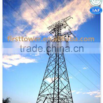 Electric Power 220kv Transmission Line Angular Steel Towers photo-2