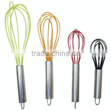 FDA and LFGB Standard Promotion Blue Silicone Egg Beater