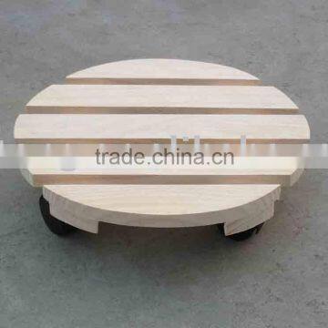 Qingdao RUNTONG Round Wood Dolly,Wood Plant Dolly