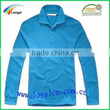 long sleeve polo shirt in hot sale