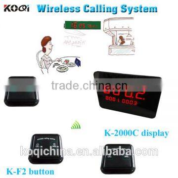 Ycall brand new display receiver K-2000C+K-F2 Table Call Button