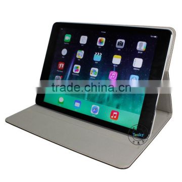 factory stand case leather cover for ipad 6 9.7 inch