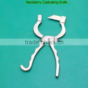 Newberry Castrating Knife Castrate Cattle Bulls VETERINARY INSTRUMENTS