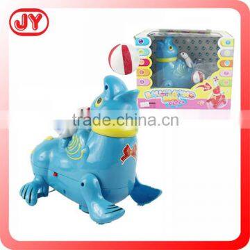 Musical battery operated dolphin toy