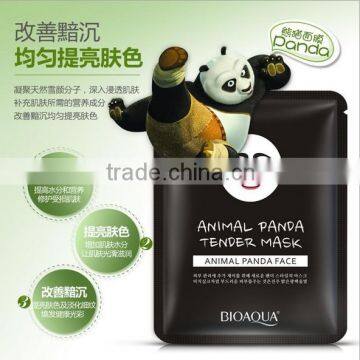 Hot selling 30g Animal Panda Bright facial Mask Smooth Bright face care