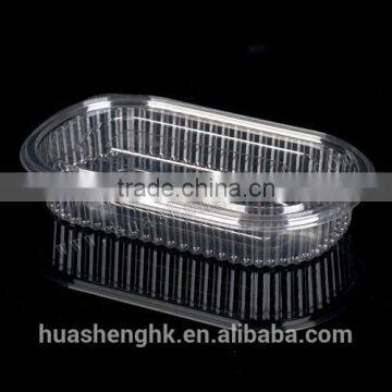 professional manufacturer Clear PET Disposable salad or sushi Tray