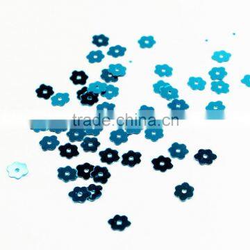 Blue Color mini Loose flower shaped Sequin&Paillette Beads for Crafts!!