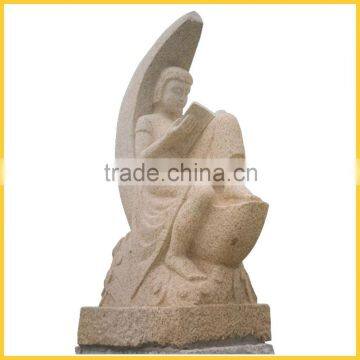 Ourdoor Garden Natural Yellow Granite Carved Sculpture