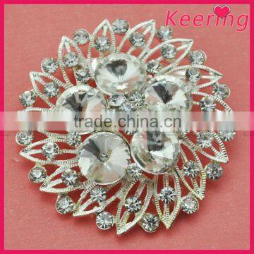 High quality clear crystal brooch wholesale WBR-1555