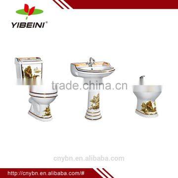 Sanitary ware bathroom design ceramic sets two piece toilet