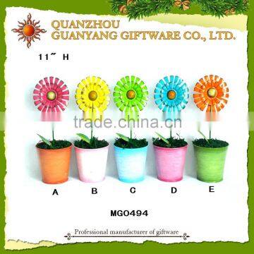 Metal flower pots planters holders