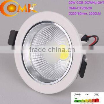 SASO White Round 18W COB LED Ceiling Down Light SAUDI ARAB Project Down Light photo-6