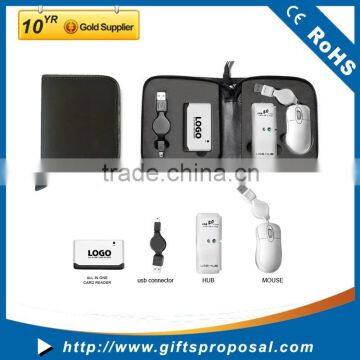 Competitive Promotional Gift Expand Potential Marketing with USB Kits Travel Set Portable Computer Mobile Chargers