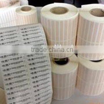 Polyimide labels suitable for heat transfer printing