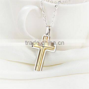 DAIHE stainless steel christian cross custom stainless steel pendant