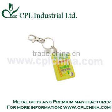 Promotion custom rubber soft pvc keychain