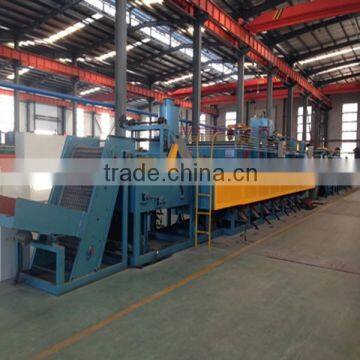 Conveyor belt continuous carburizling furnace, continuous carbonnization furnace