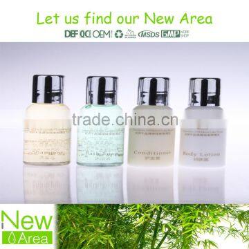 silver color coating hotel cosmetic liquids Shampoo conditioner bath gel body lotion