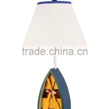 Lighting rowboat table lamp for children's room