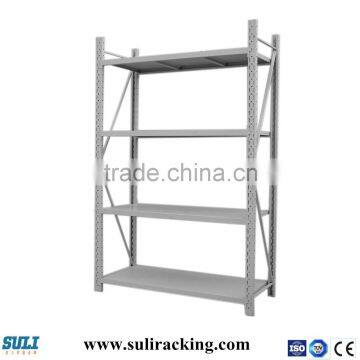 medium duty shelves for warehouse stacking