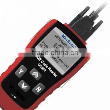 Mew Arrival Maxscan GS 500 GS-500 Code Reader Scan Tool Maxiscan GS500 Obd2 Obdii Eobd Scanner photo-2