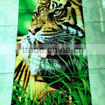 70*140cm cotton adult beach towel velour terry