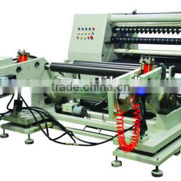 PLC controlled high speed roll material slitting and rewinding machine for adhesive tape, PVC, OPP, PET