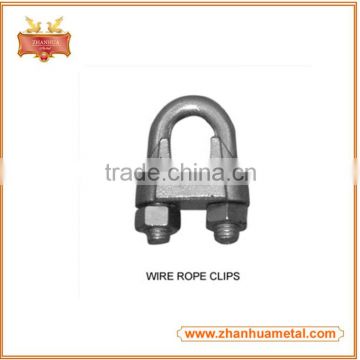 Hot Dip Galvanized US Type Drop Forged Wire Rope Clip