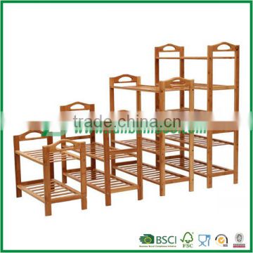 FB6-1013 Custom Wood Bamboo Shoe Rack