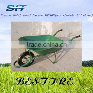 France Model wheel barrow WB6400(air wheel&solid wheel)