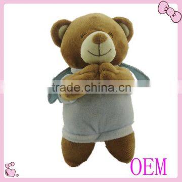 Funny soft prayer bear baby toys